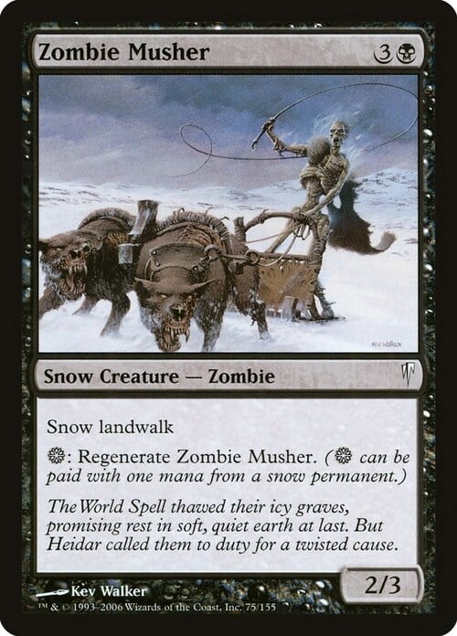 Zombie Musher Card Front