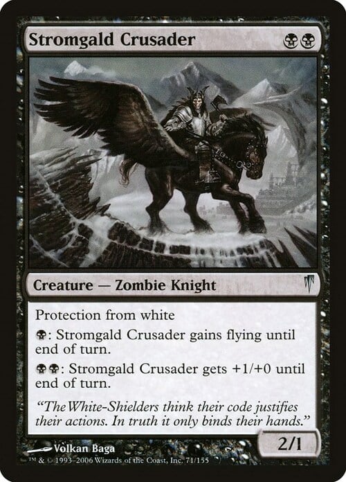 Stromgald Crusader Card Front