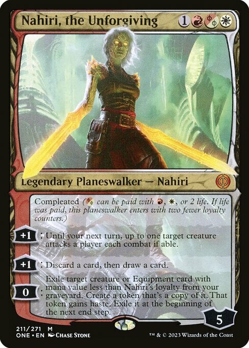 Nahiri, the Unforgiving Card Front