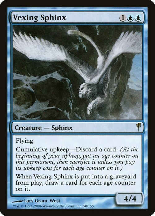 Vexing Sphinx Card Front