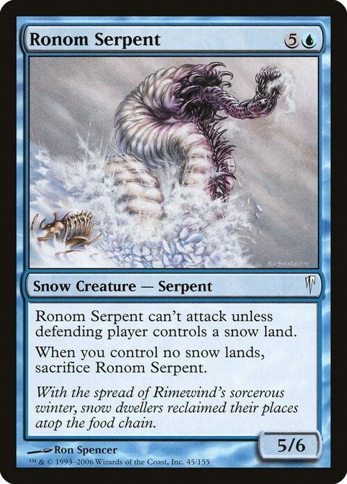 Ronom Serpent Card Front