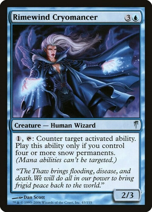 Rimewind Cryomancer Card Front