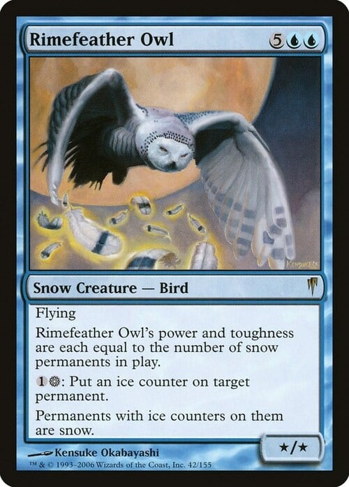 Rimefeather Owl Card Front