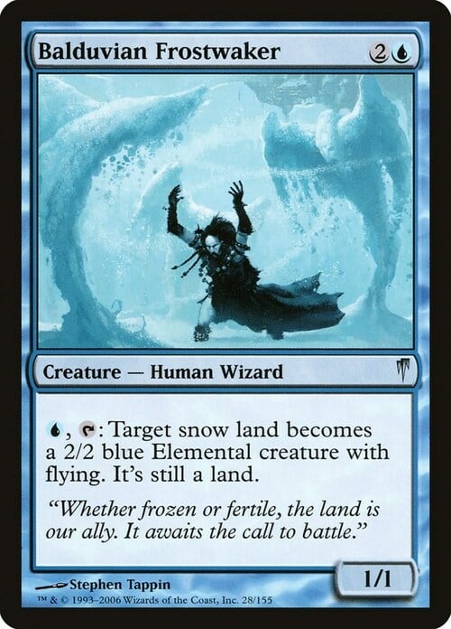 Balduvian Frostwaker Card Front
