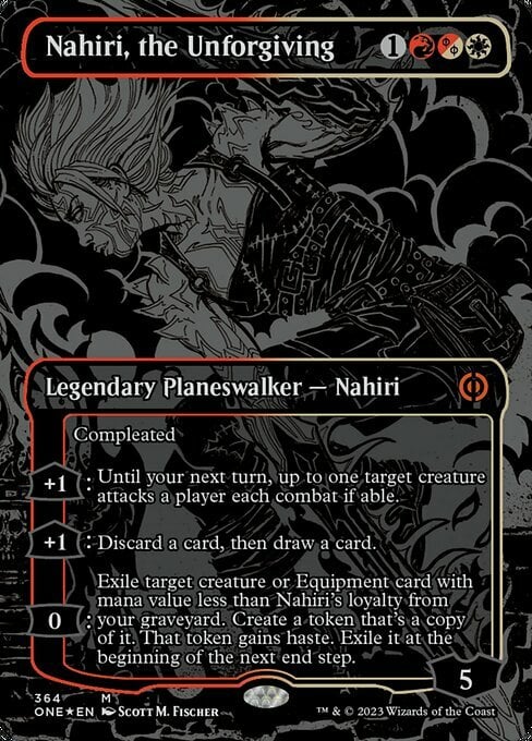 Nahiri, la Spietata Card Front