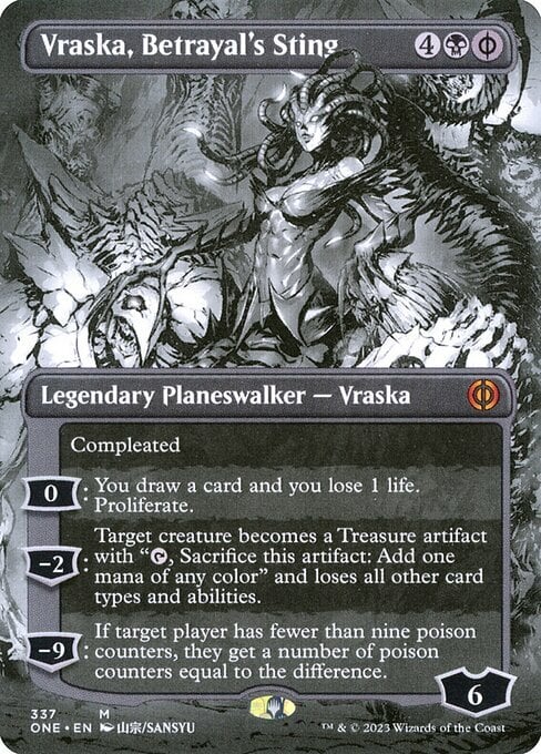Vraska, Betrayal's Sting Card Front