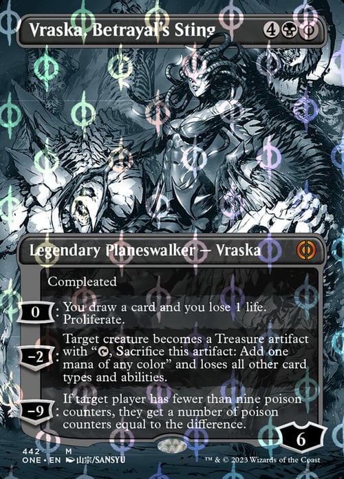 Vraska, Betrayal's Sting Card Front