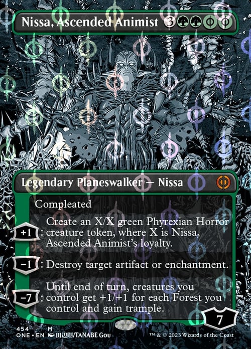 Nissa, Ascended Animist Card Front