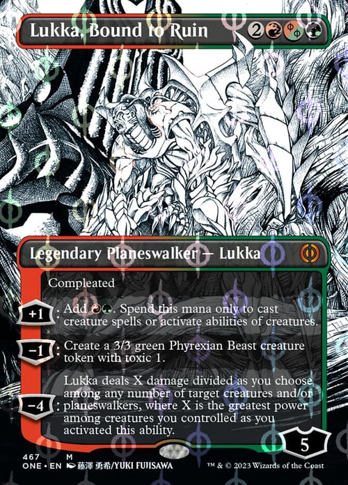 Lukka, Bound to Ruin Card Front