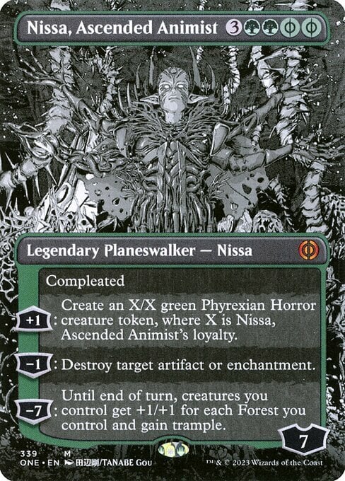 Nissa, Ascended Animist Card Front