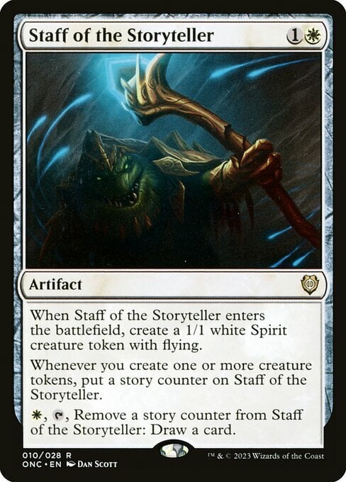 Staff of the Storyteller Card Front