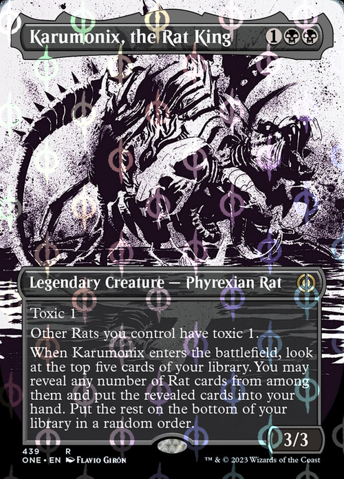 Karumonix, the Rat King · Phyrexia: All Will Be One (ONE) #282 · Scryfall  Magic The Gathering Search