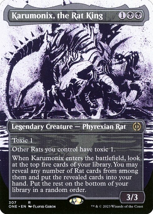 Karumonix, the Rat King Card Front
