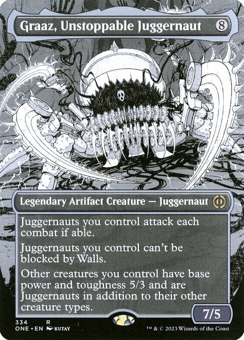 Graaz, Unstoppable Juggernaut Card Front
