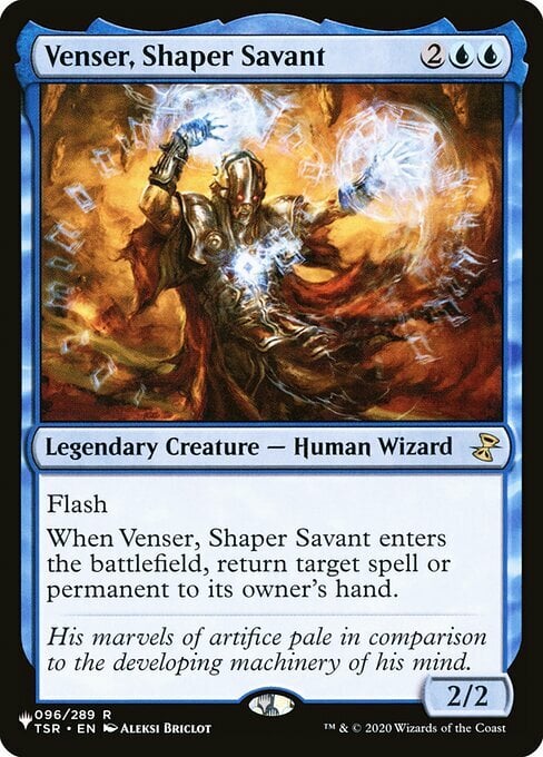 Venser, Shaper Savant Card Front
