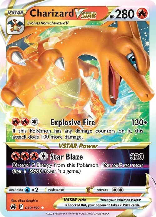 Charizard V ASTRO Card Front