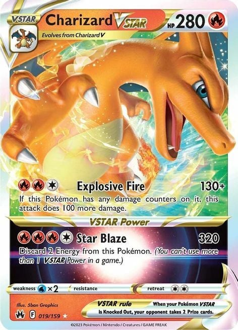 Charizard V ASTRO [Explosive Fire | Star Blaze] Card Front