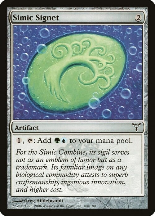 Simic Signet Card Front