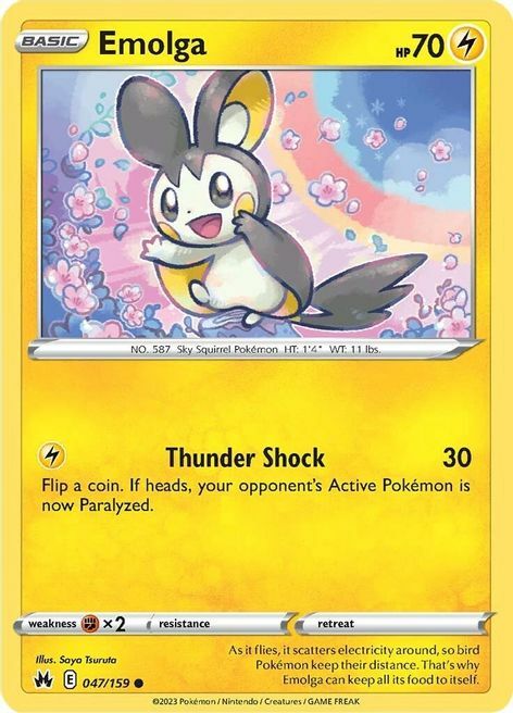 Emolga Card Front