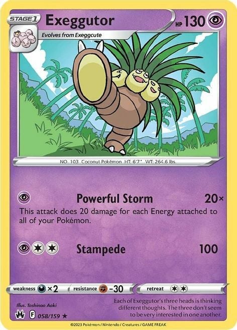 Exeggutor Card Front