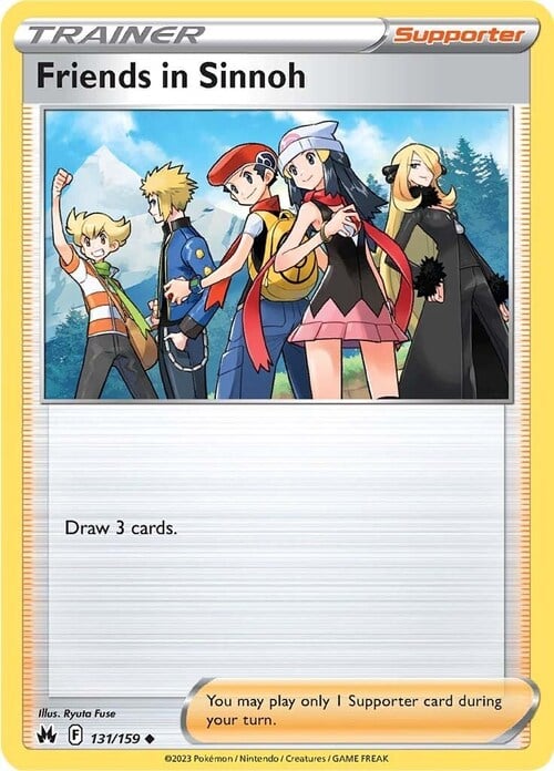 Amici a Sinnoh Card Front