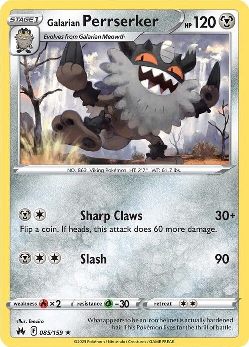 Perrserker di Galar Card Front