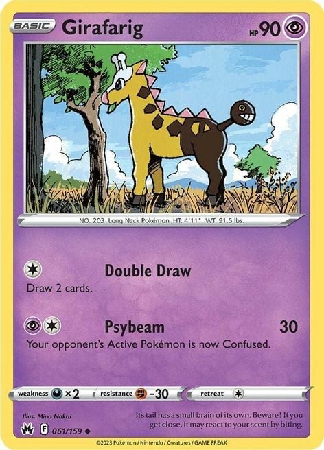 Girafarig Card Front