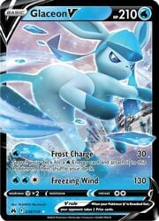 Glaceon V [Frost Charge | Freezing Wind]