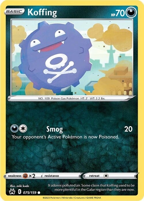 Koffing Card Front