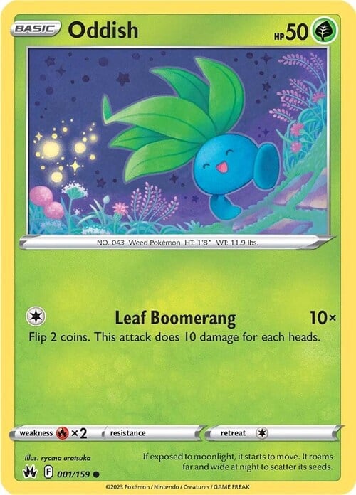 Oddish Card Front