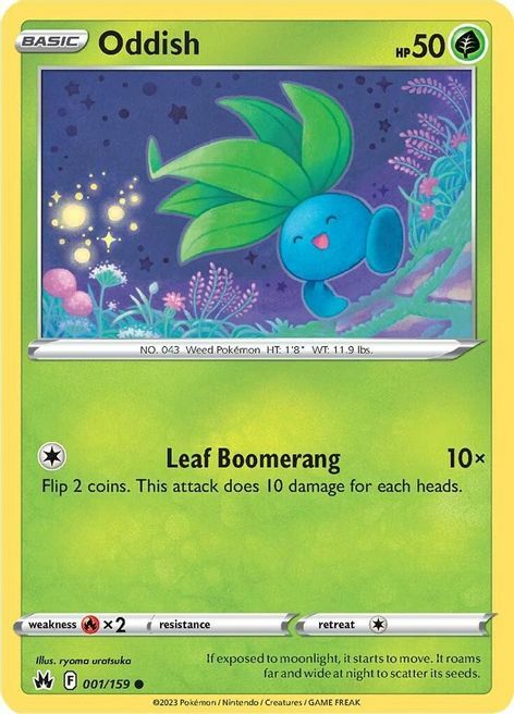 Oddish Card Front