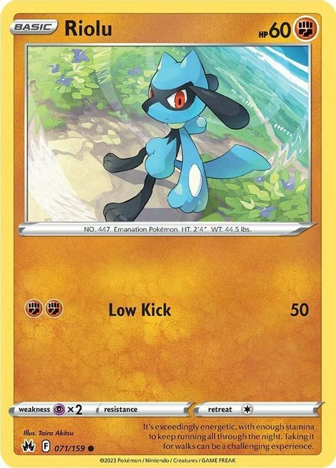 Riolu Card Front