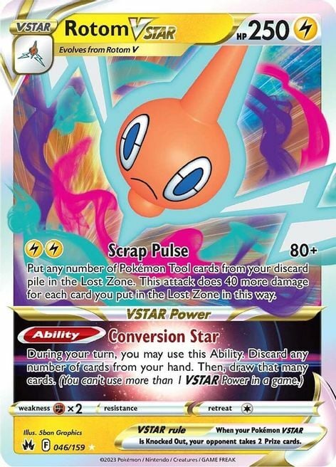 Rotom V ASTRO [Scrap Pulse | Conversion Star] Card Front