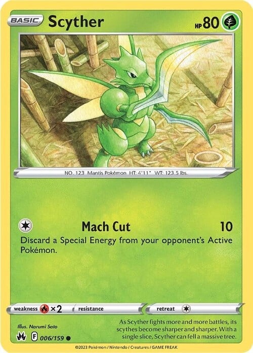 Scyther Card Front