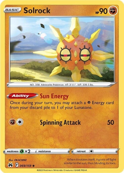 Solrock Card Front