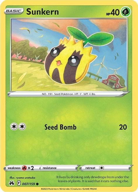 Sunkern Card Front