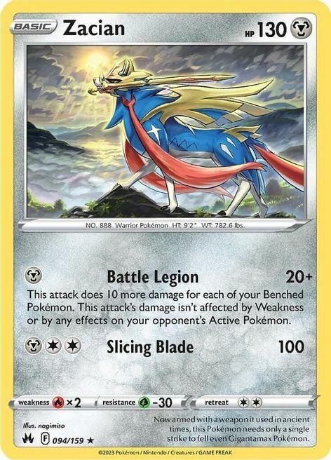 Zacian [Battle Legion | Slicing Blade] Card Front
