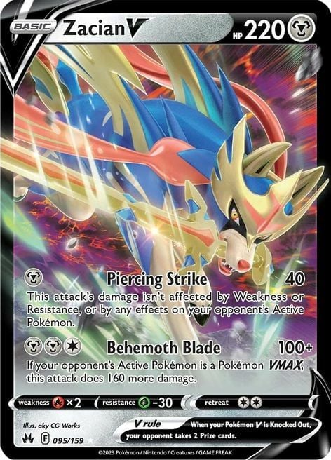 Zacian V [Piercing Strike | Behemoth Blade] Card Front