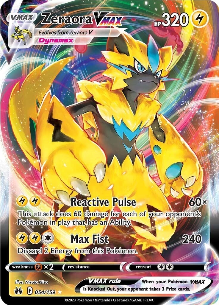 Zeraora VMAX Crown Zenith | Pokmon | CardTrader