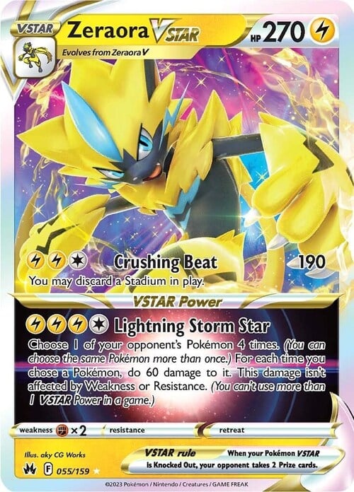 Zeraora V ASTRO Card Front