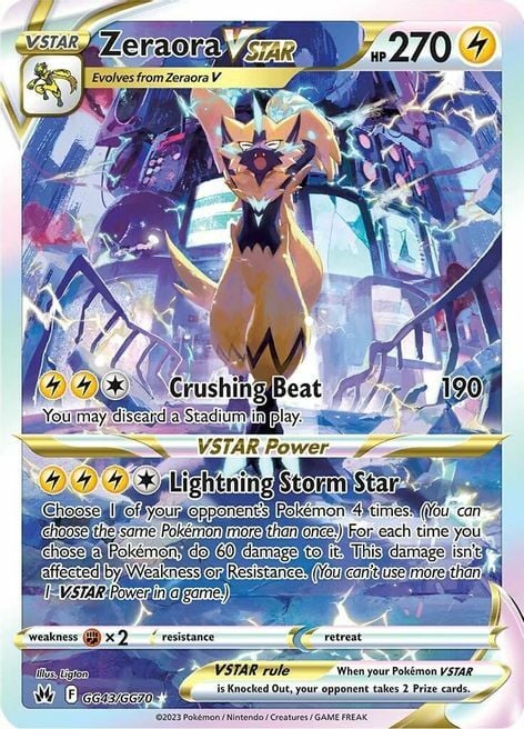 Zeraora V ASTRO [Crushing Beat | Lightning Storm Star] Card Front