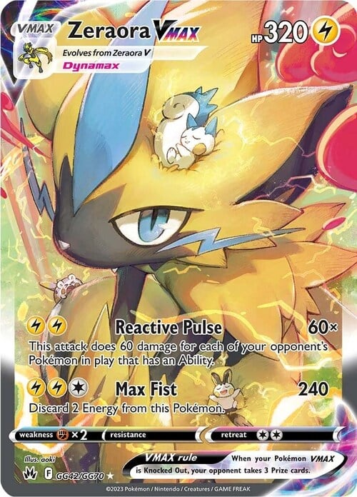Zeraora VMAX Card Front