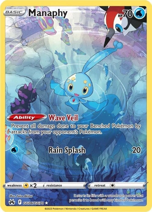 Manaphy Card Front