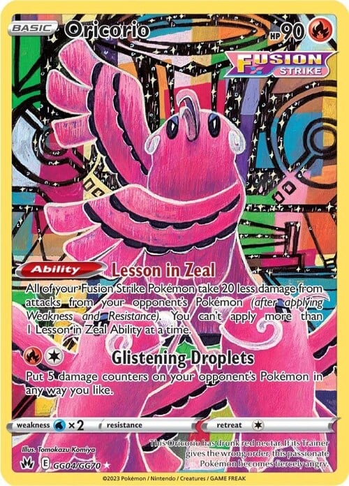 Oricorio Card Front