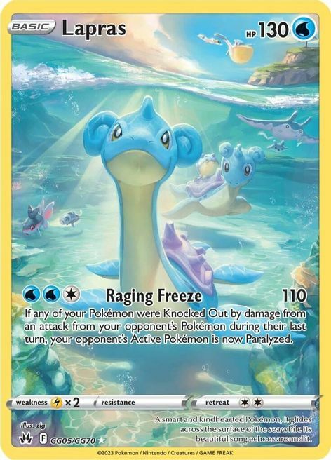 Lapras Card Front