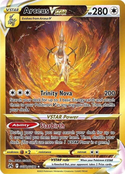 Arceus V ASTRO Card Front