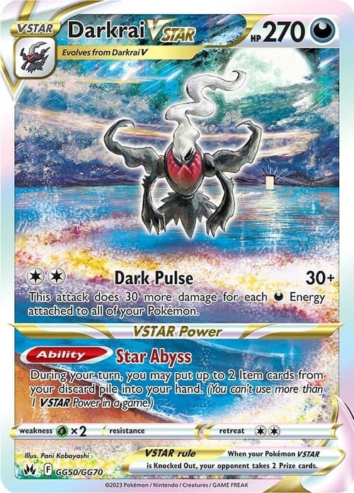 Darkrai V ASTRO Card Front