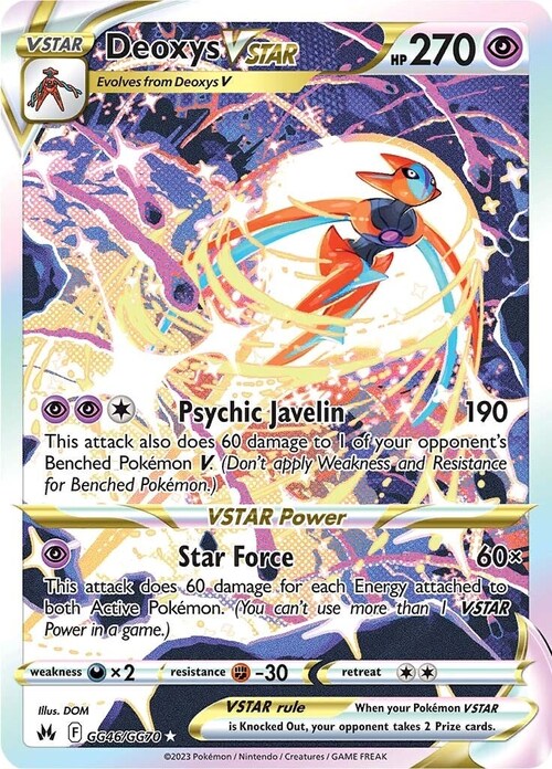 Deoxys V ASTRO Card Front