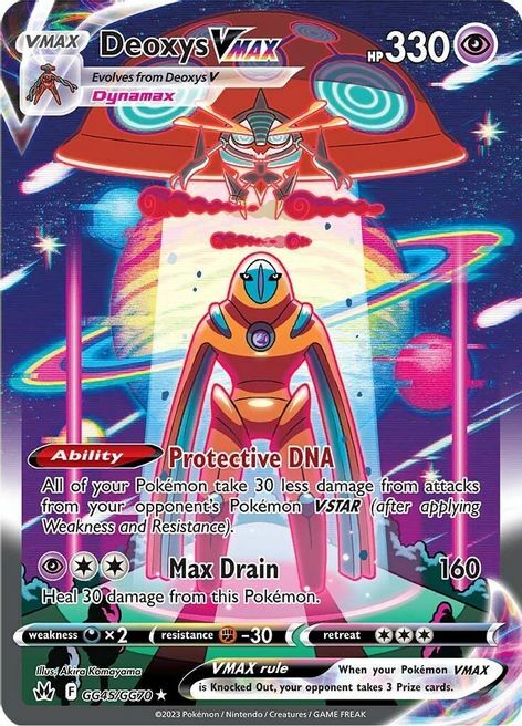 Deoxys VMAX [Protective DNA | Max Drain] Card Front