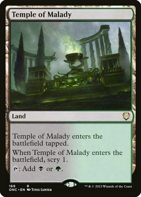 Tempio della Malattia Card Front